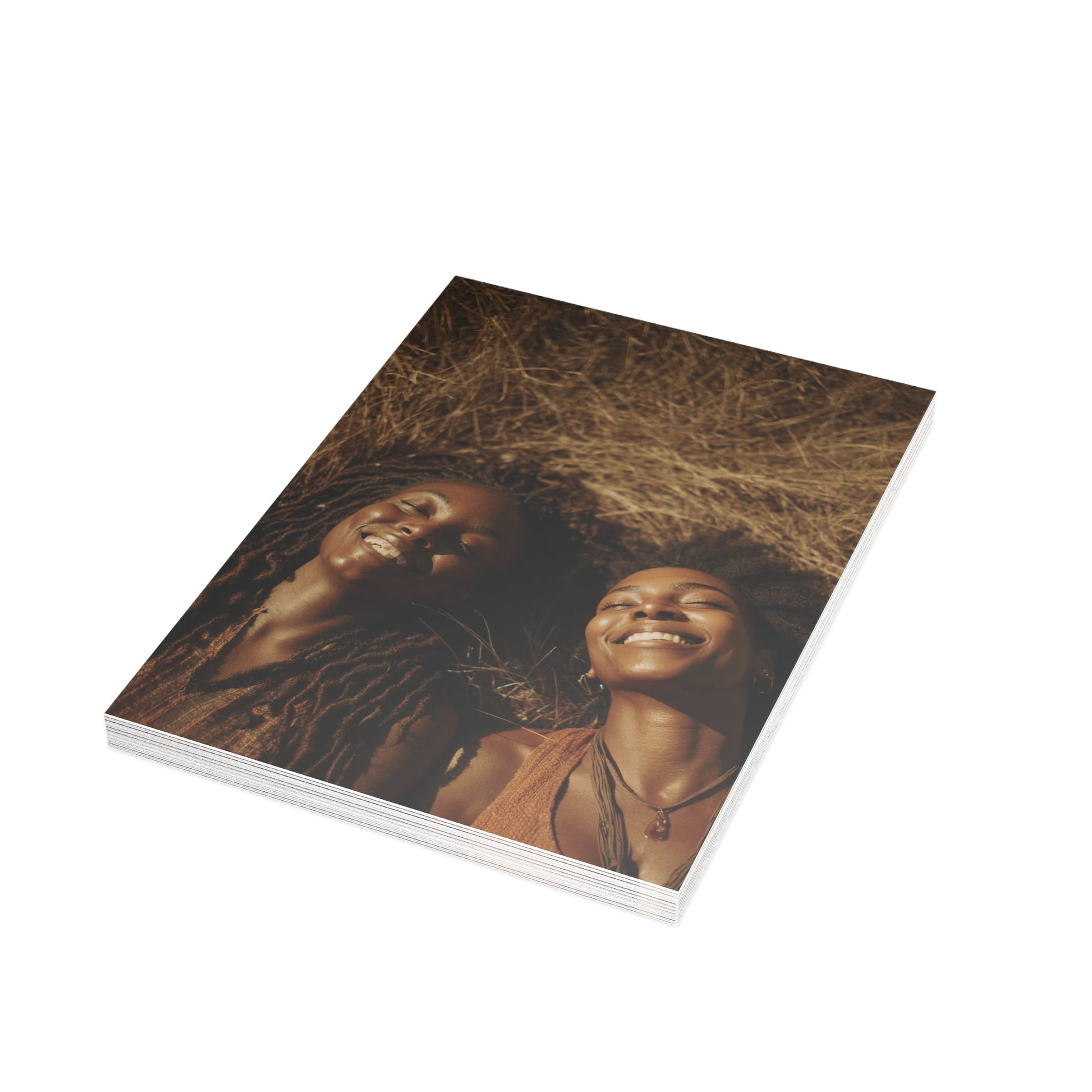 Soft Boss Greeting Card — Just Because Bestie (1, 10, 30, and 50pcs)