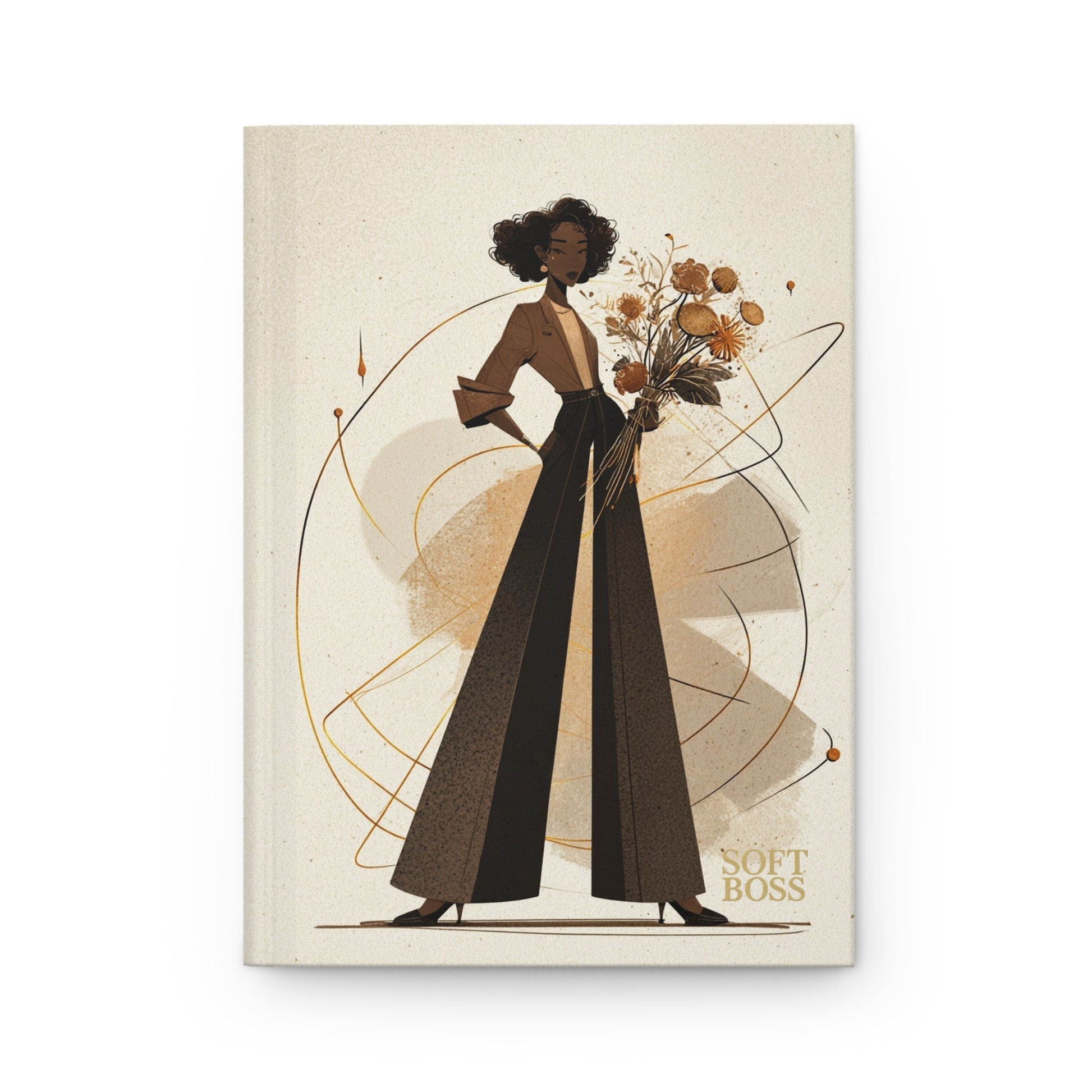 La Femme Forte Elegant Hardcover Journal for Boss Minds | Inspirational Gift, Office Supplies, Journaling, Self-Care, Soft Boss