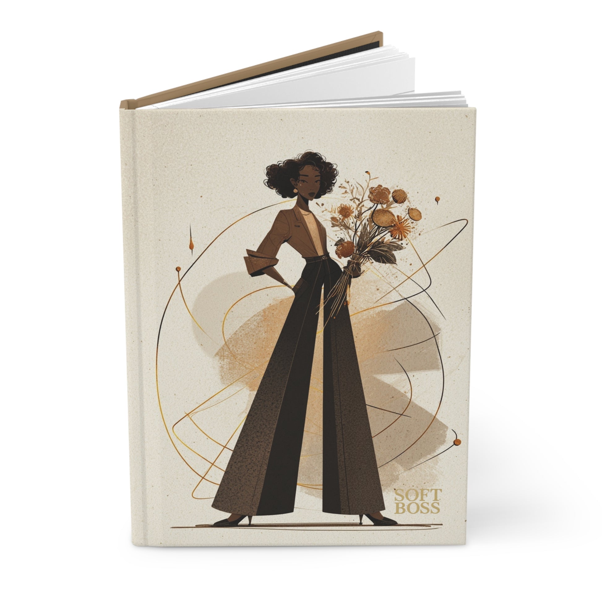 La Femme Forte Elegant Hardcover Journal for Boss Minds | Inspirational Gift, Office Supplies, Journaling, Self-Care, Soft Boss