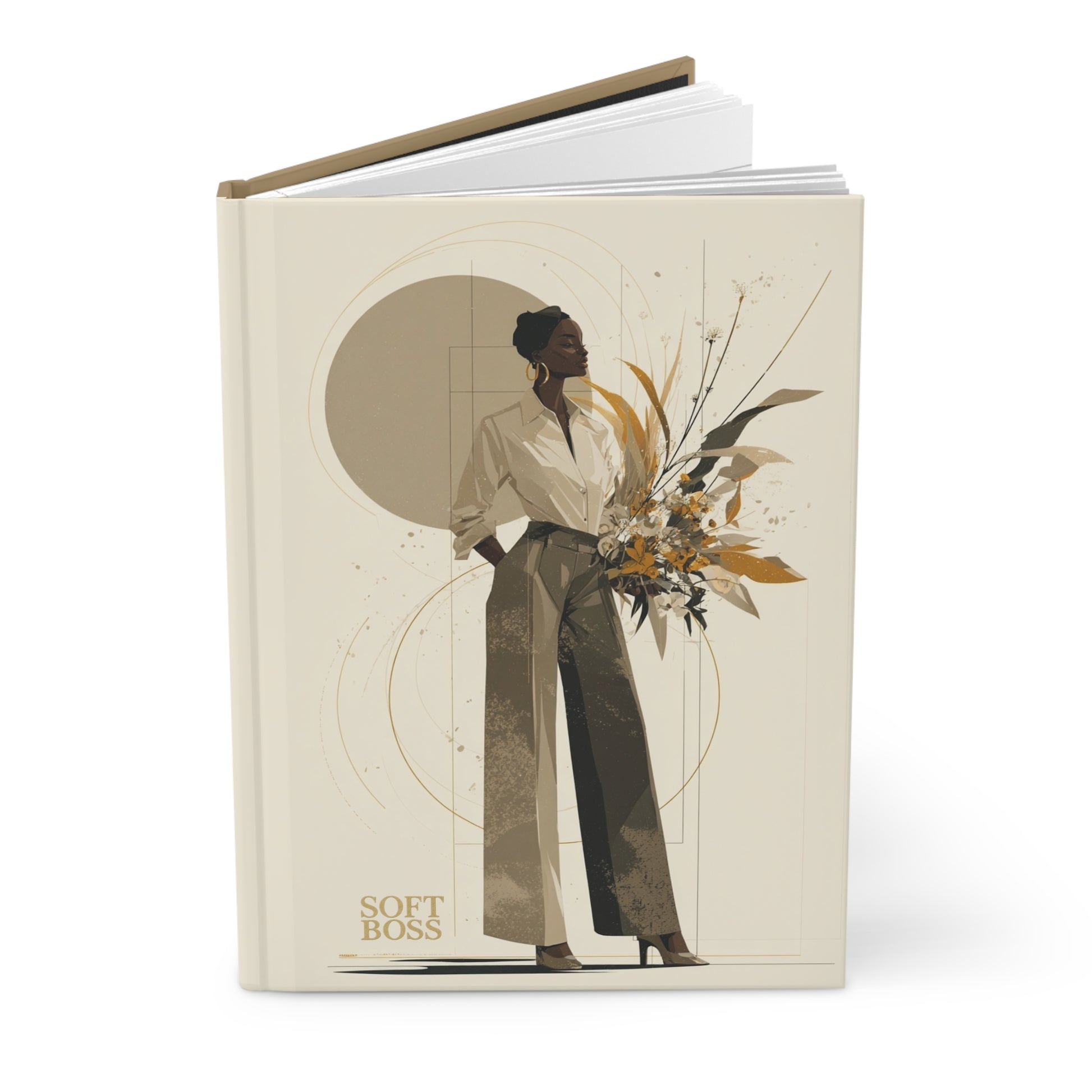La Femme Forte Elegant Hardcover Journal for Boss Minds | Inspirational Gift, Office Supplies, Journaling, Self-Care, Soft Boss