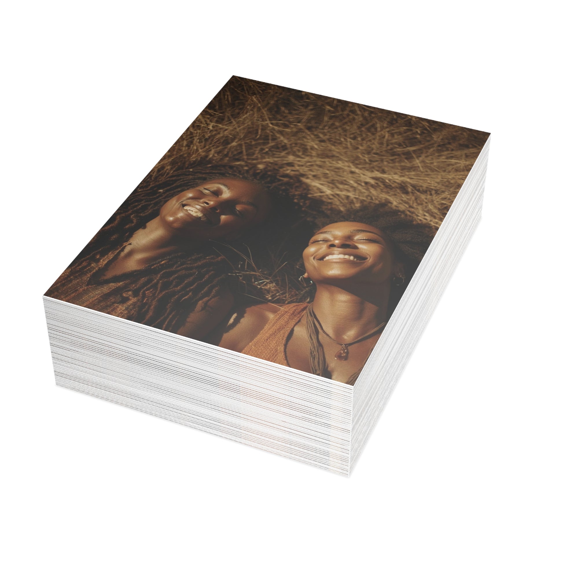 Soft Boss Greeting Card — Just Because Bestie (1, 10, 30, and 50pcs)