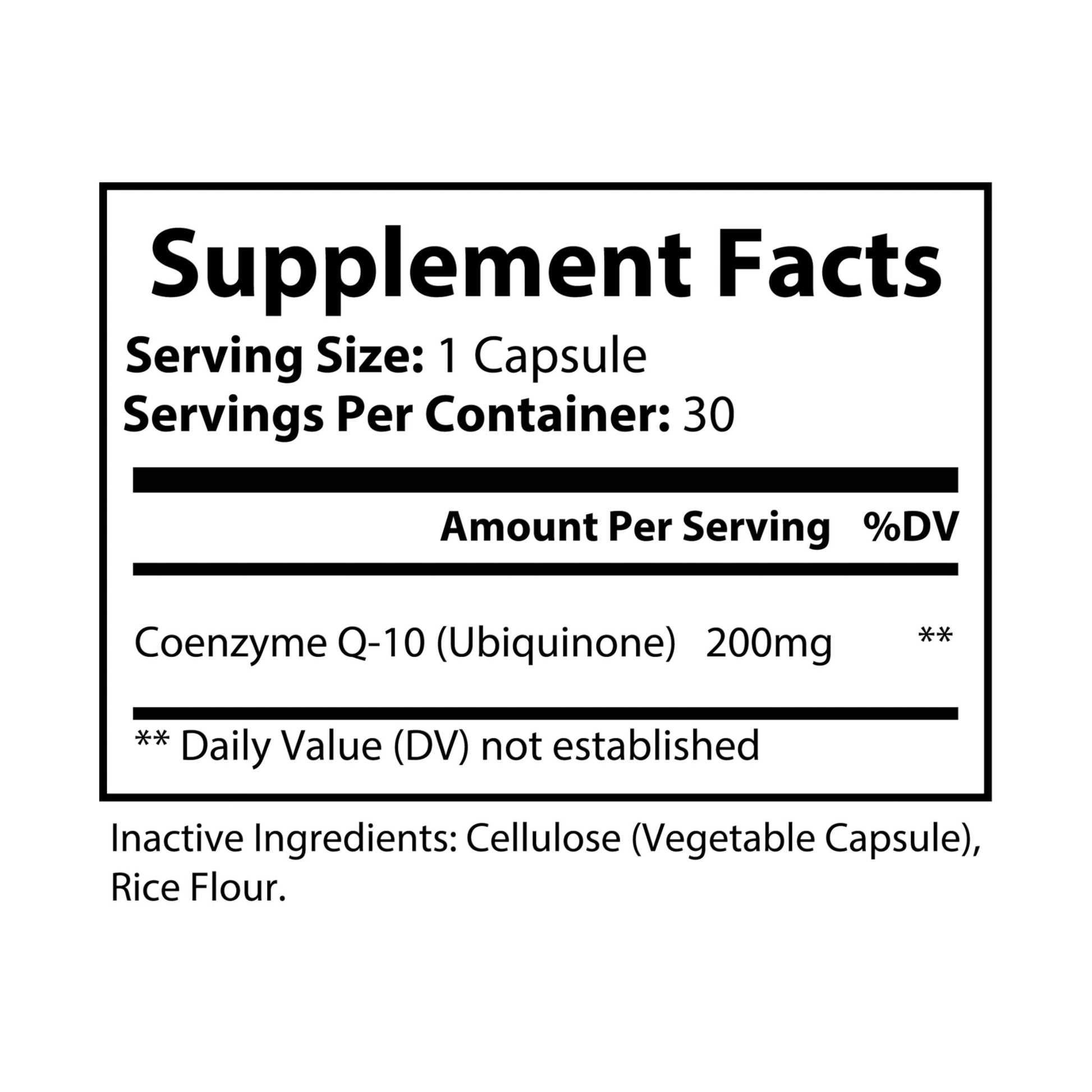 BotaniFlow™ CoQ10 Cellular Energy, Antioxidant Power Supplement (30 Capsules)