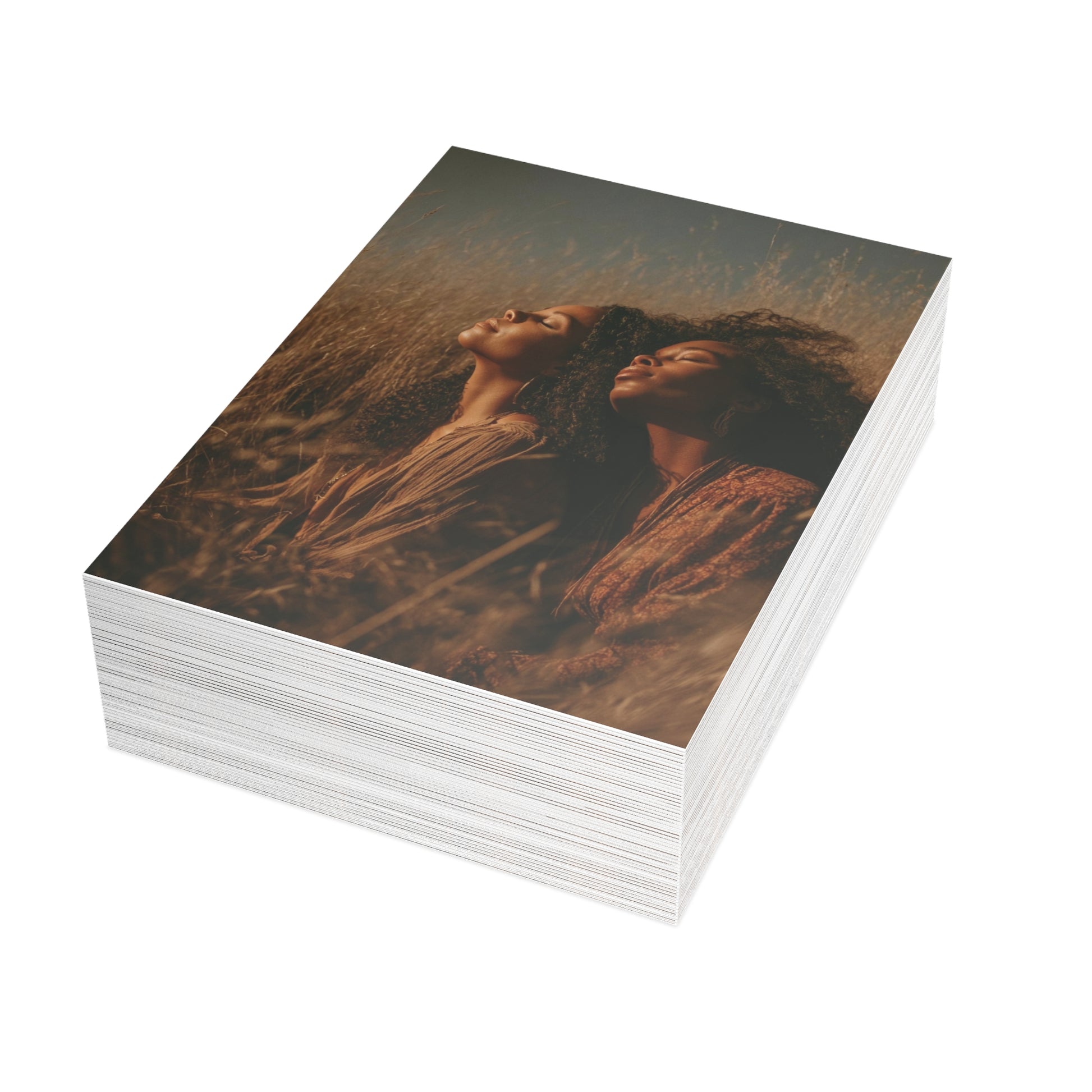 Soft Boss Greeting Card — Just Because Bestie (1, 10, 30, and 50pcs)