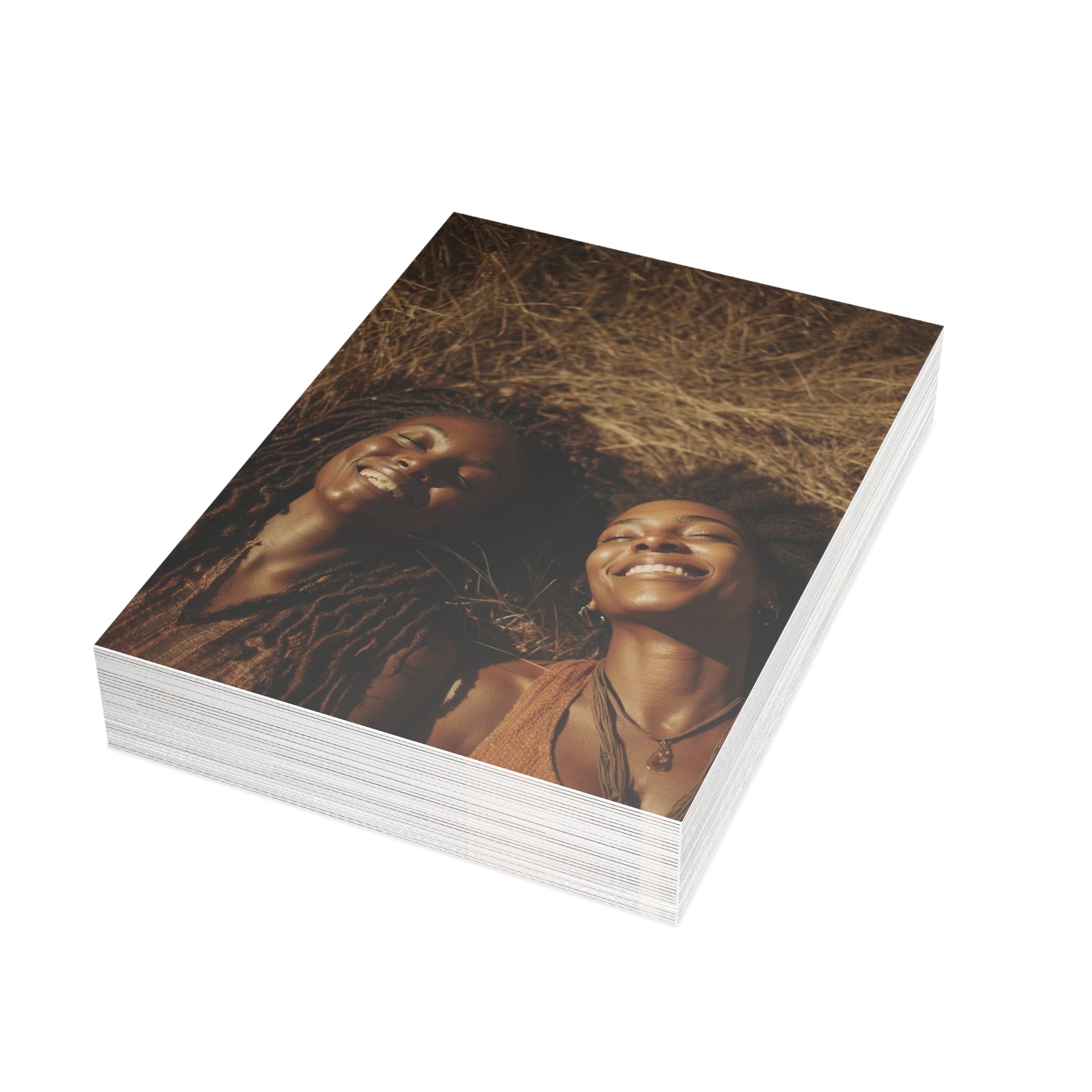 Soft Boss Greeting Card — Just Because Bestie (1, 10, 30, and 50pcs)