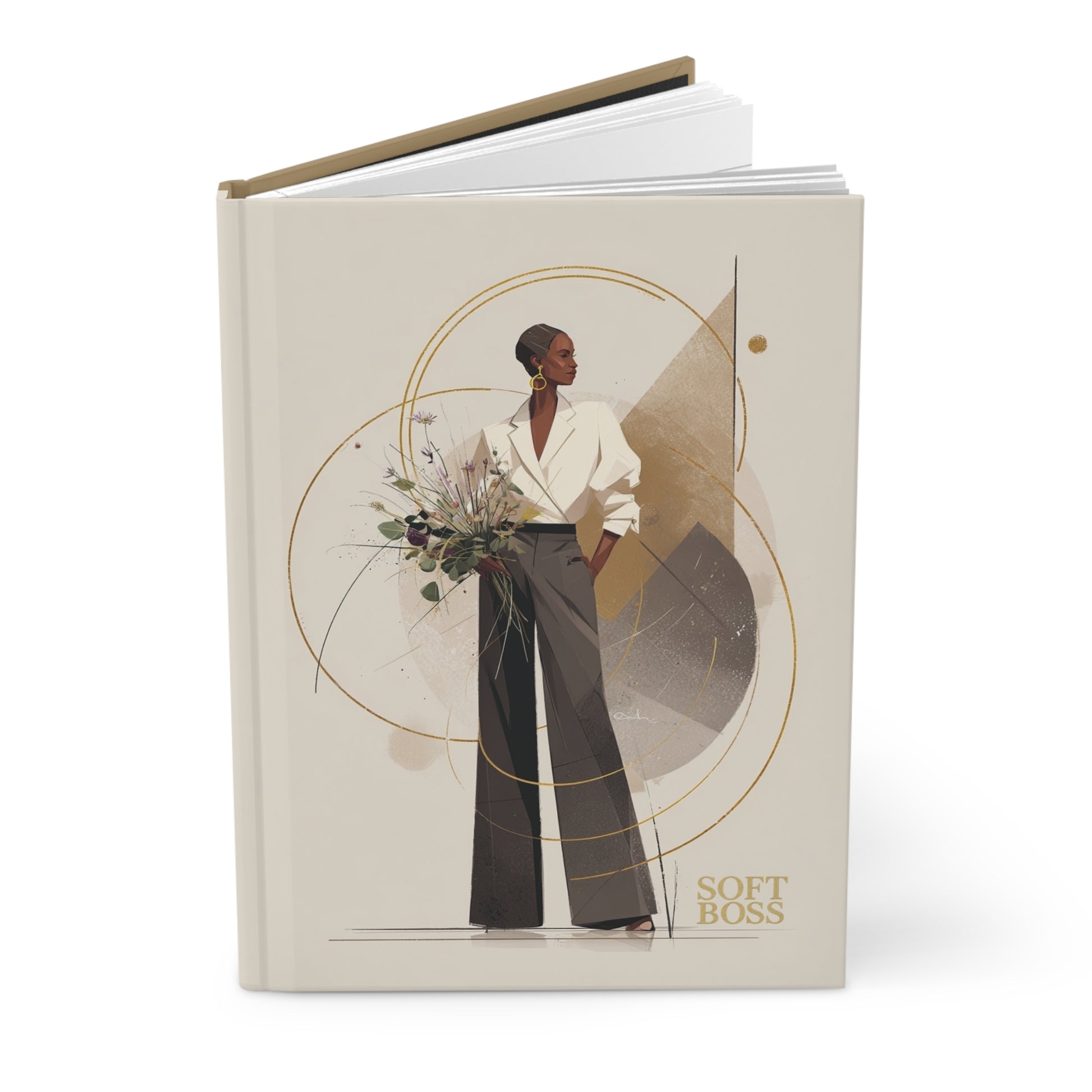 La Femme Forte Elegant Hardcover Journal for Boss Minds | Inspirational Gift, Office Supplies, Journaling, Self-Care, Soft Boss