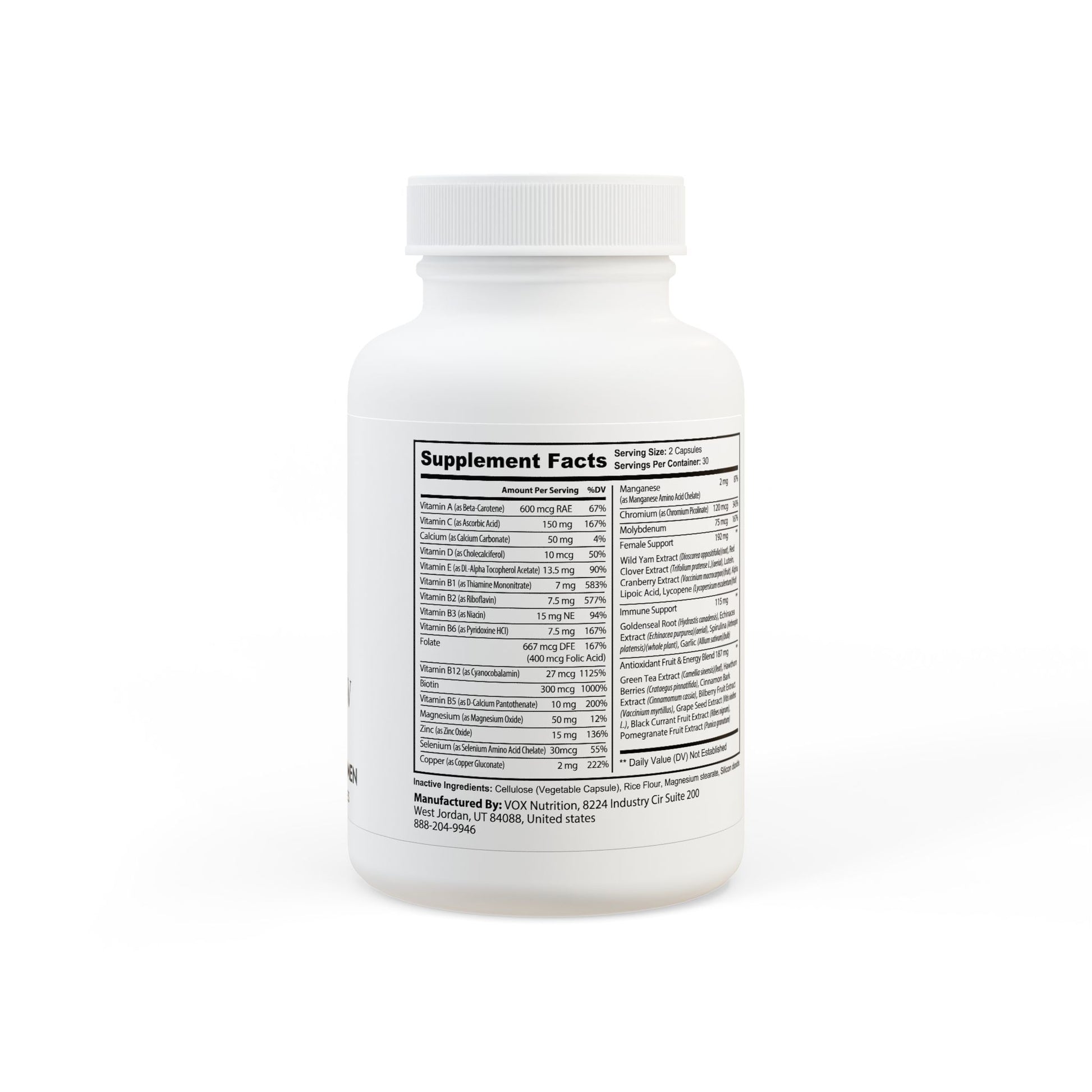BotaniFlow™ Women’s Multivitamin Daily Balance for Radiant Living