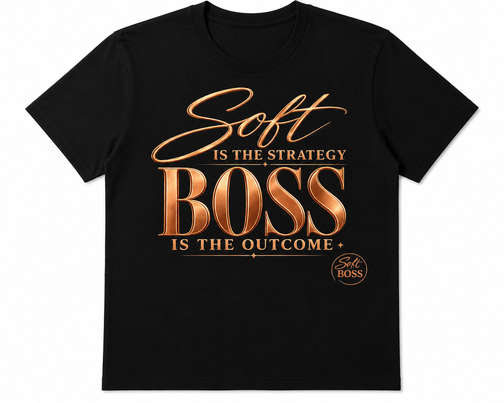 Soft Is The Strategy. Boss Is The Outcome T-Shirt