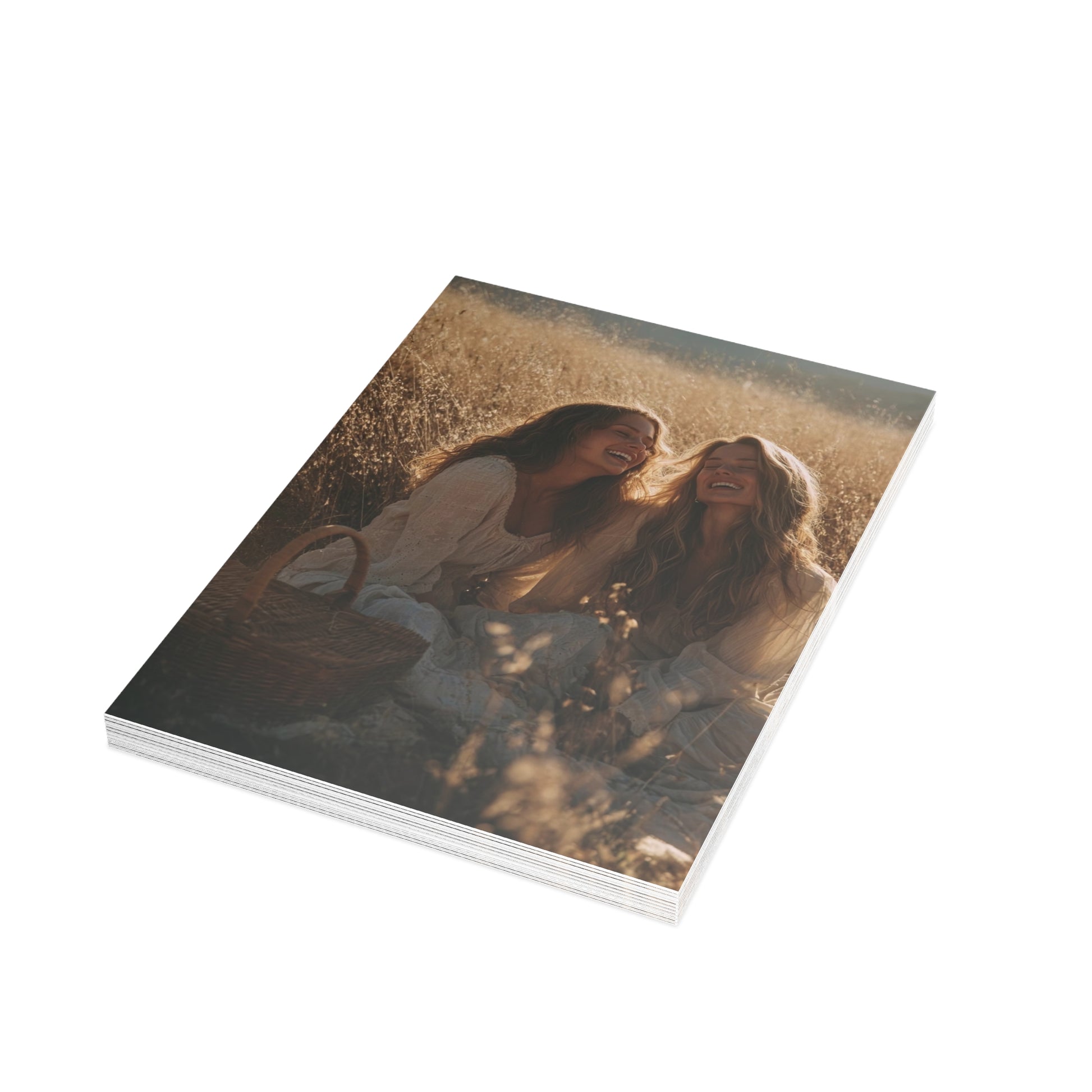 “Soft Boss Energy” Greeting Card — Just Because Bestie (1, 10, 30, and 50pcs)