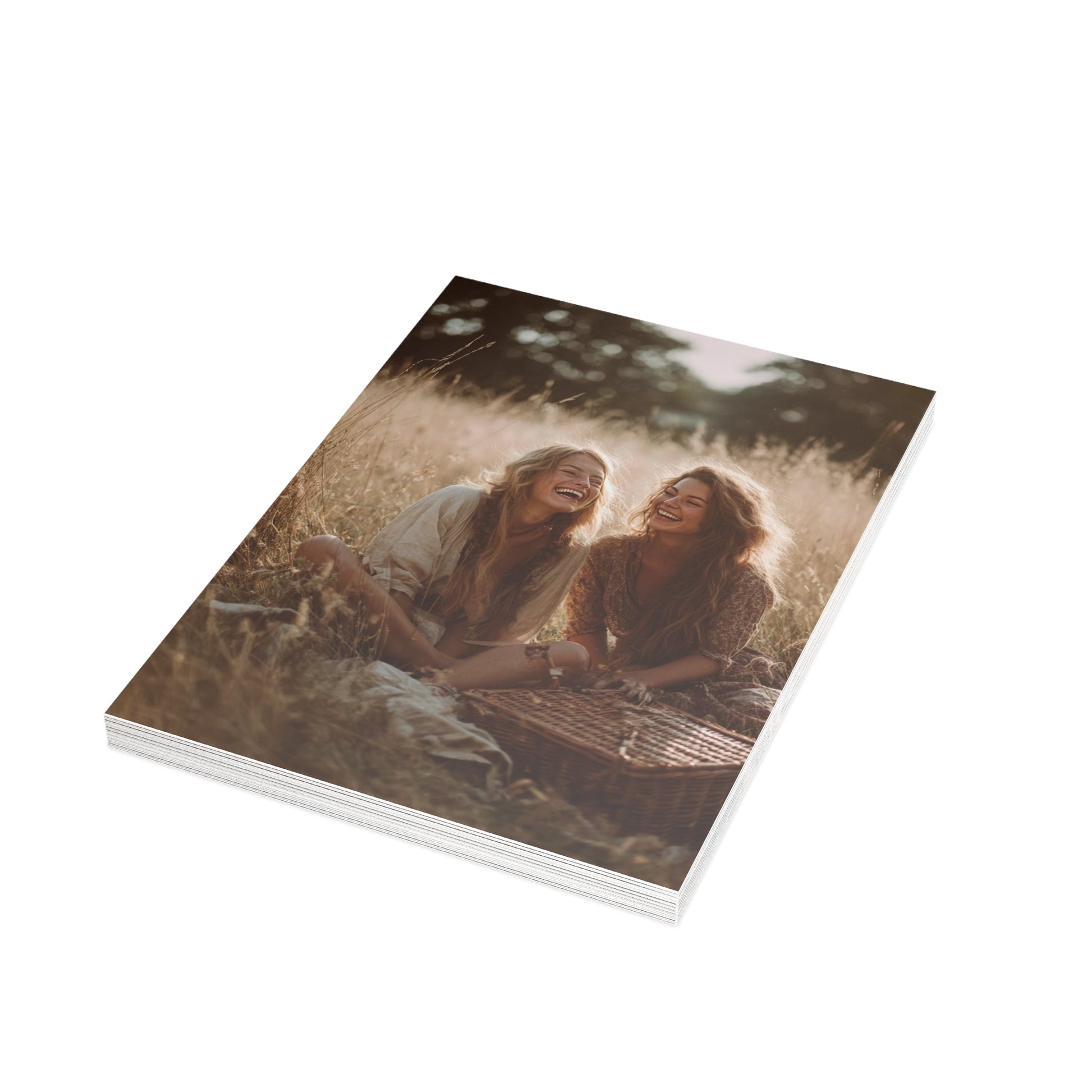 “Soft Boss Energy” Greeting Card — Just Because Bestie (1, 10, 30, and 50pcs)