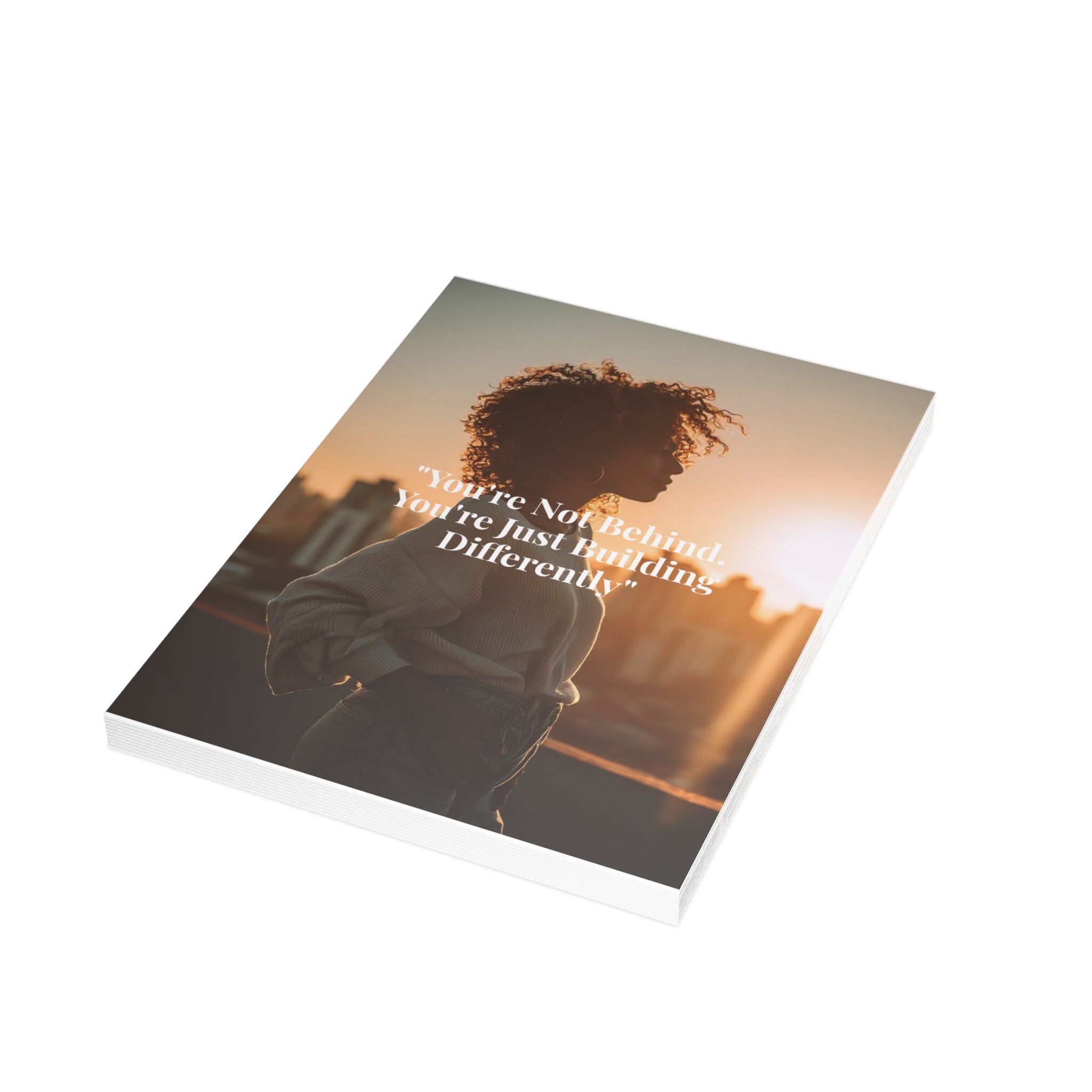 Soft Boss “Sis, Don’t Fold” Encouragement Postcard Bundle with Envelopes - Perfect for Greetings, Invitations, Holiday Wishes, Thank You Notes, and More