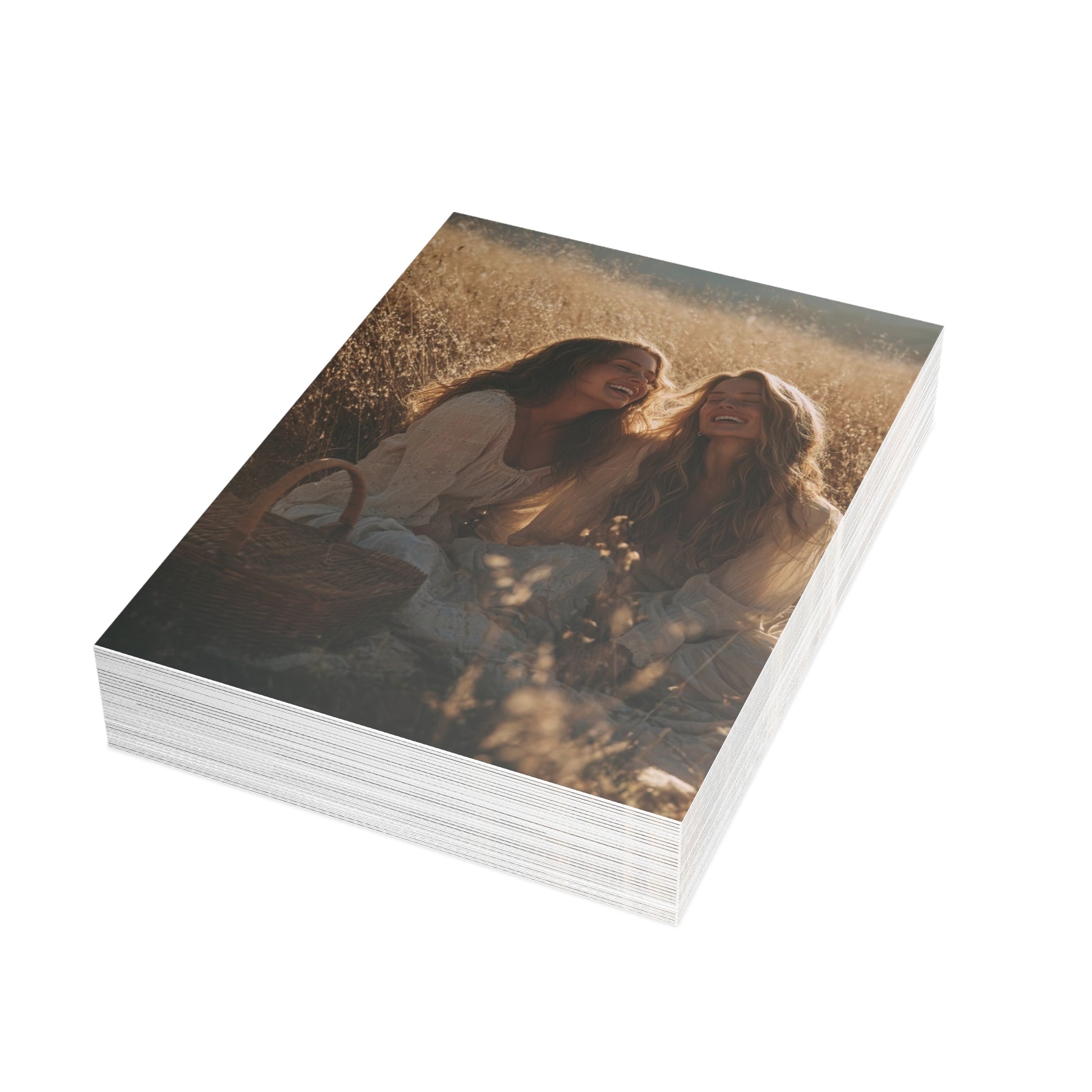 “Soft Boss Energy” Greeting Card — Just Because Bestie (1, 10, 30, and 50pcs)