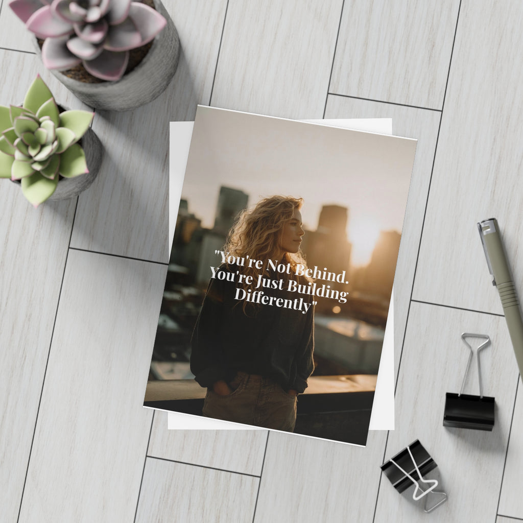 Soft Boss “Sis, don’t fold” Encouragement Postcard Bundle with Envelopes - Perfect for Greetings, Invitations, Holiday Wishes, Thank You Notes, and More