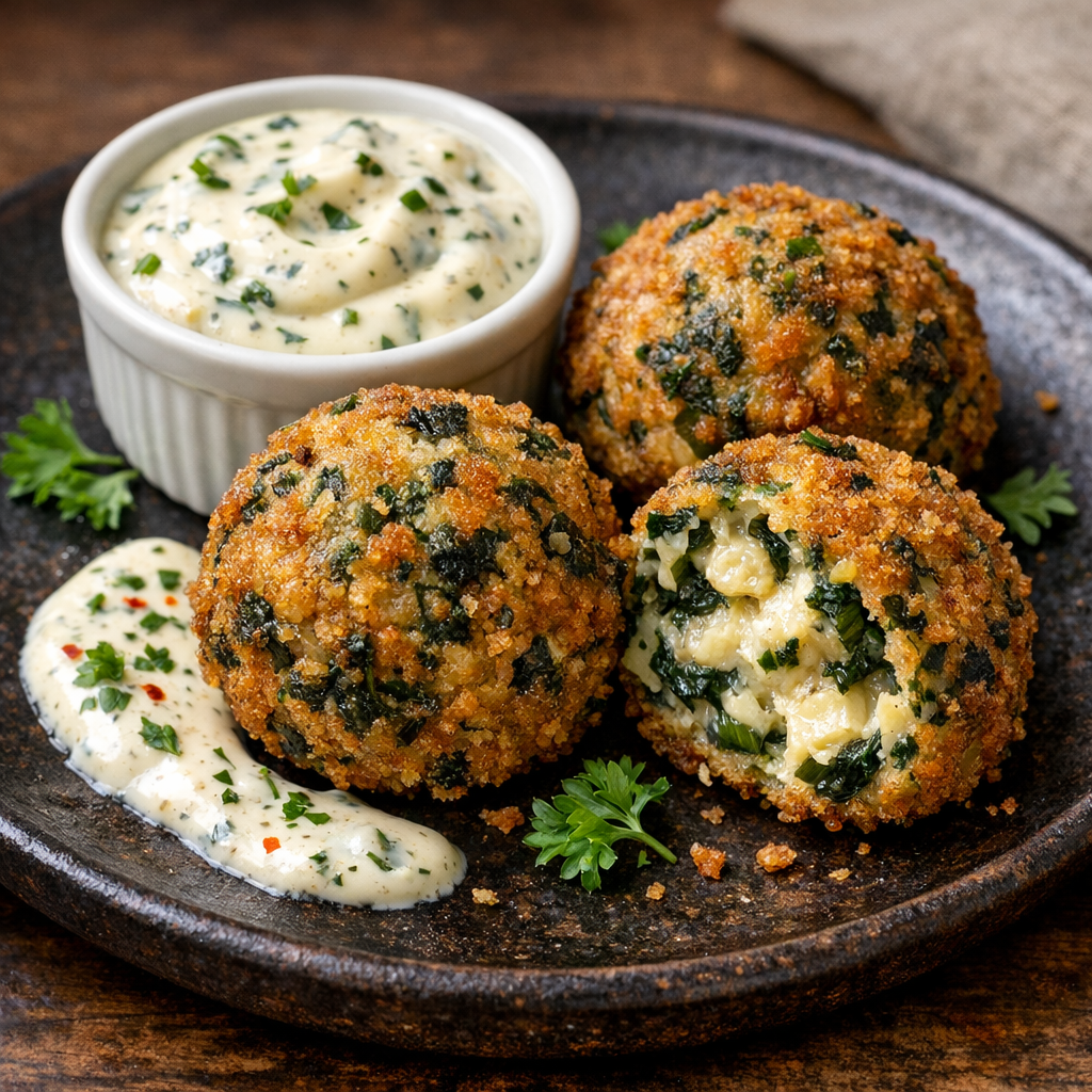 Spinach & Artichoke Balls