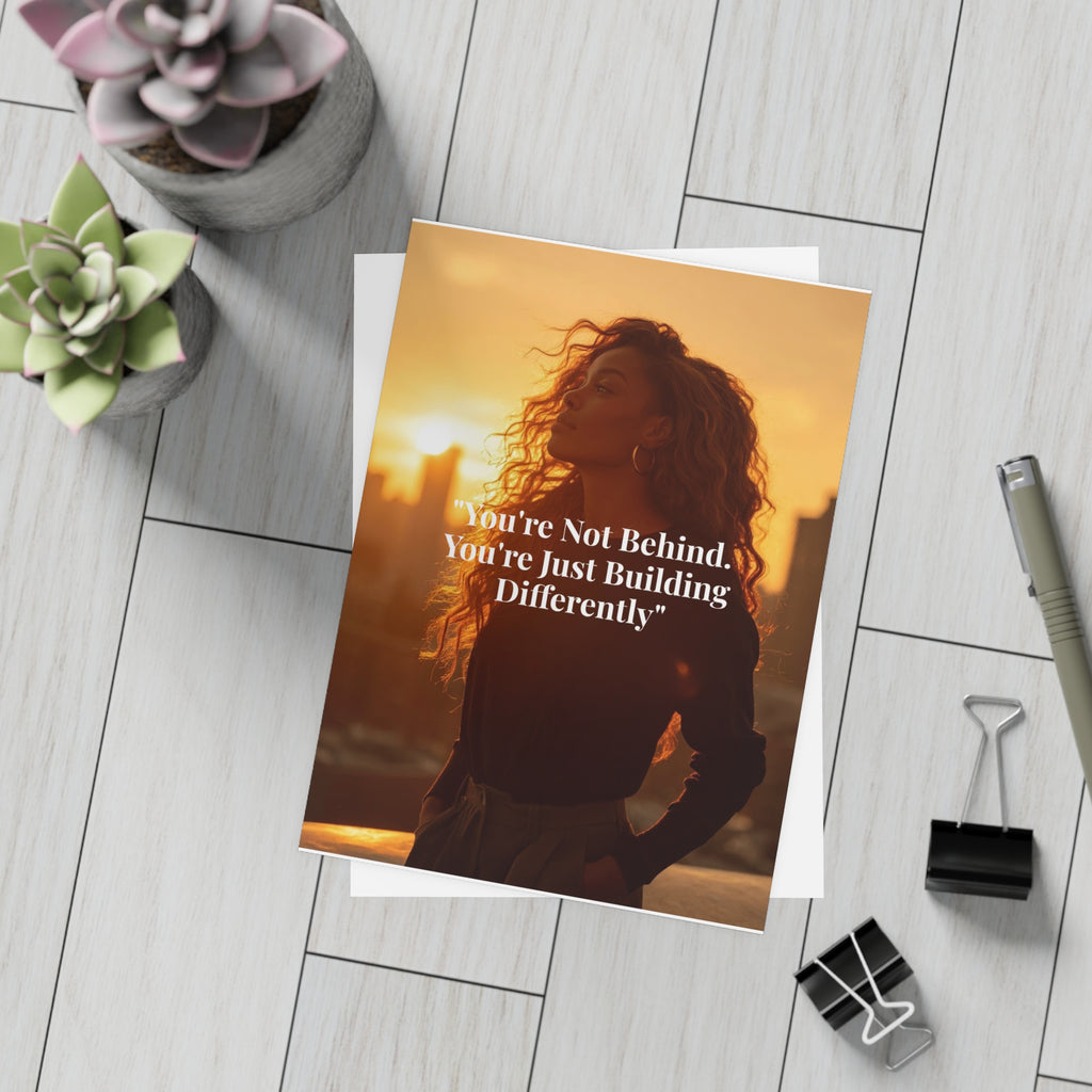 Soft Boss “Sis, don’t fold” Encouragement Postcard Bundle with Envelopes - Perfect for Greetings, Invitations, Holiday Wishes, Thank You Notes, and More