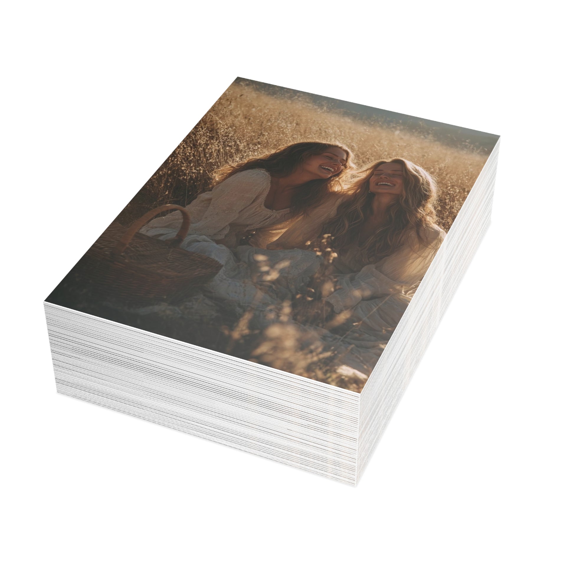 “Soft Boss Energy” Greeting Card — Just Because Bestie (1, 10, 30, and 50pcs)