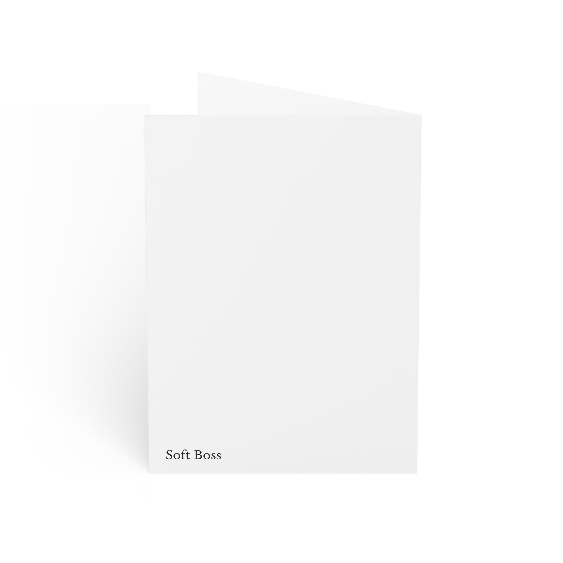 Soft Boss “Sis, Don’t Fold” Encouragement Greeting Card Bundle with Envelopes