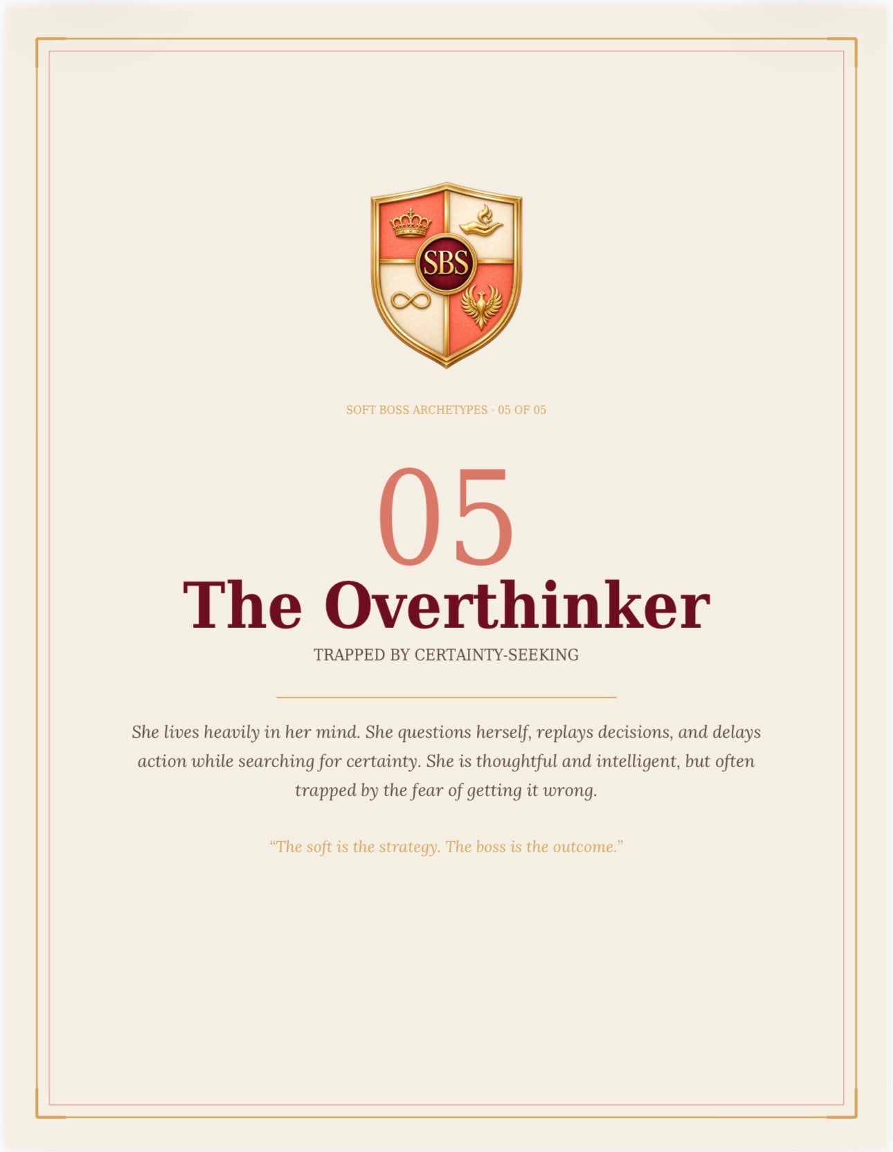 Overthinker Archetype Guide