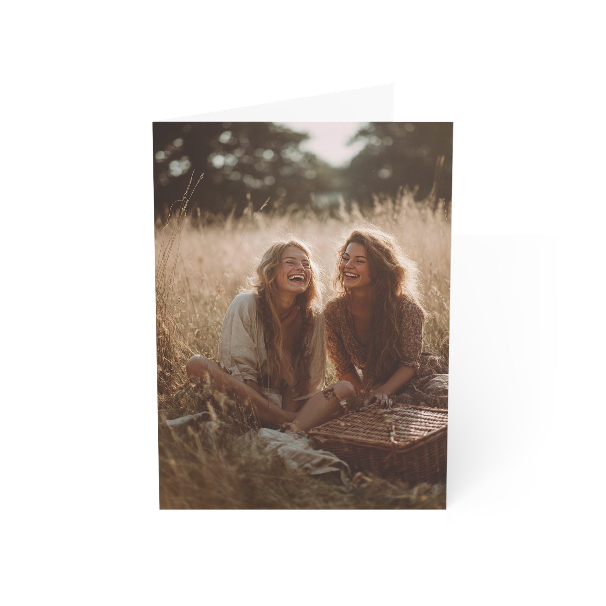 “Soft Boss Energy” Greeting Card — Just Because Bestie (1, 10, 30, and 50pcs)