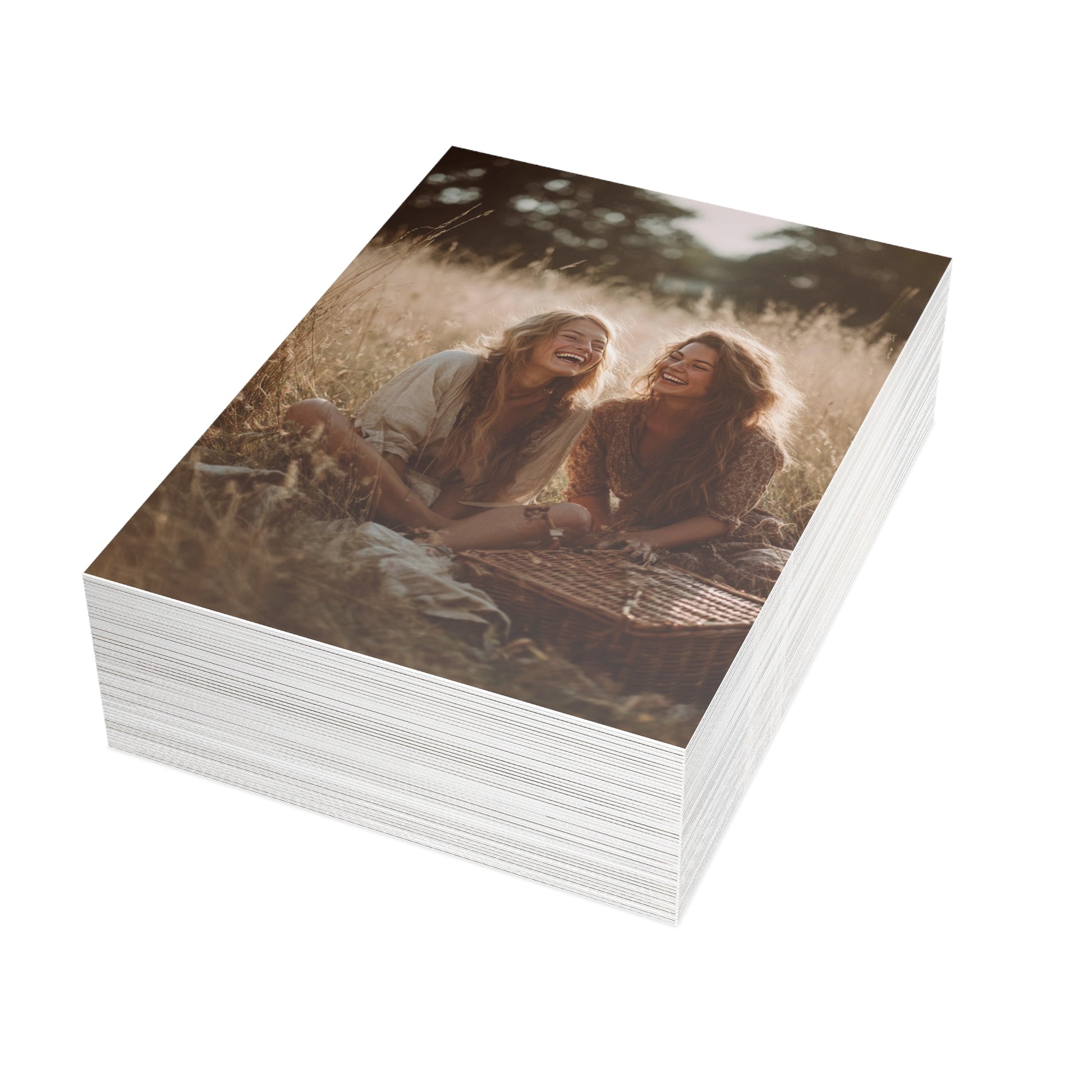 “Soft Boss Energy” Greeting Card — Just Because Bestie (1, 10, 30, and 50pcs)