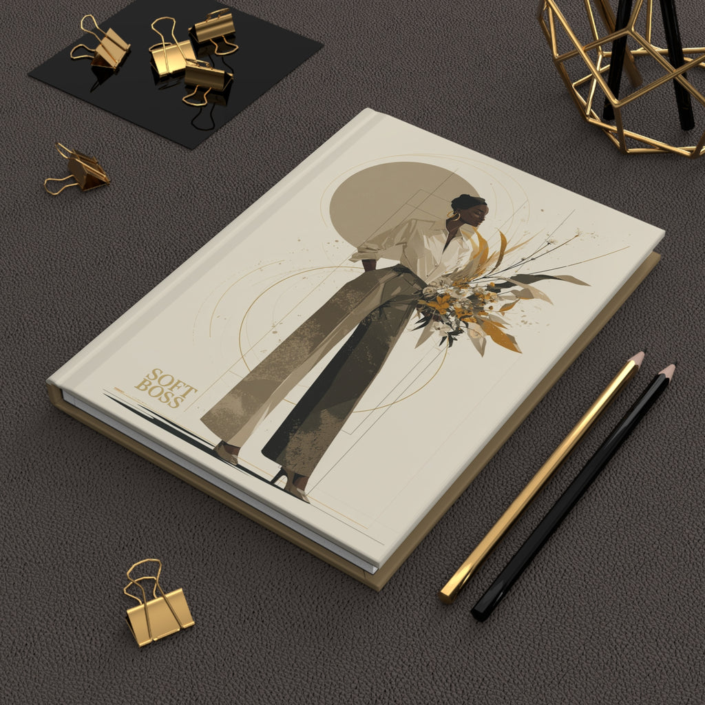 La Femme Forte Elegant Hardcover Journal for Boss Minds | Inspirational Gift, Office Supplies, Journaling, Self-Care, Soft Boss
