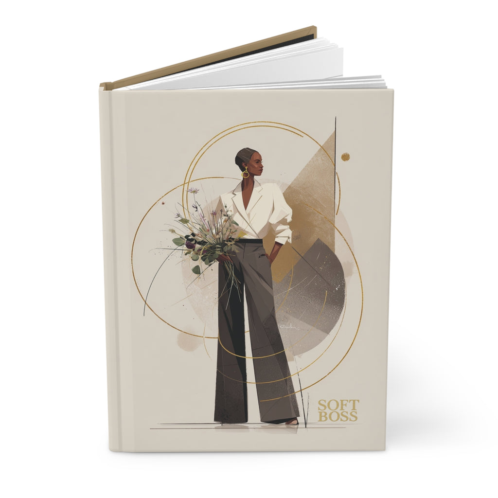 La Femme Forte Elegant Hardcover Journal for Boss Minds | Inspirational Gift, Office Supplies, Journaling, Self-Care, Soft Boss
