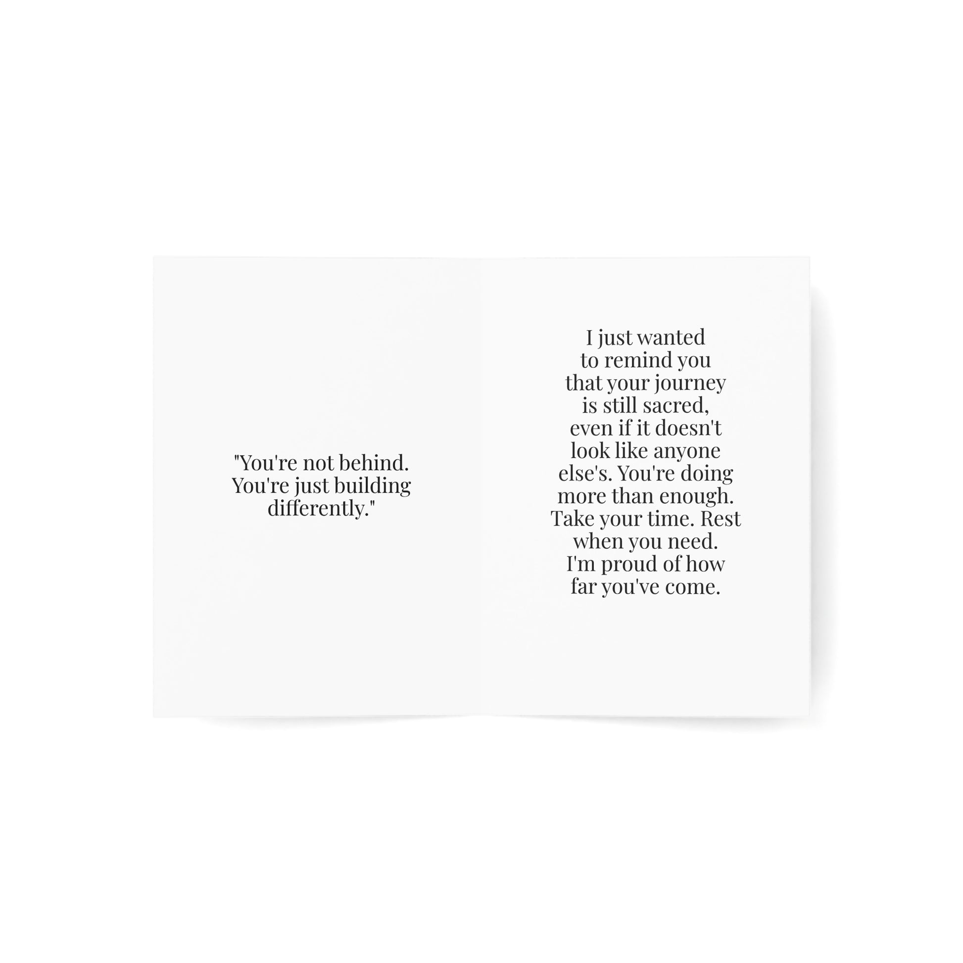 Soft Boss “Sis, Don’t Fold” Encouragement Greeting Card