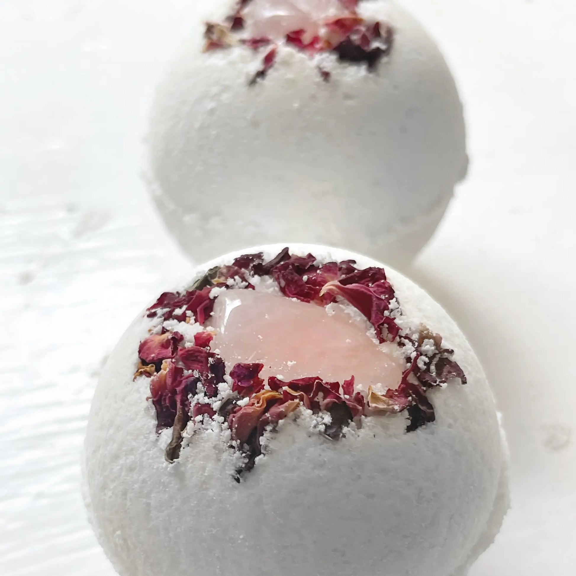Rose Quartz & Rose Bath Bomb