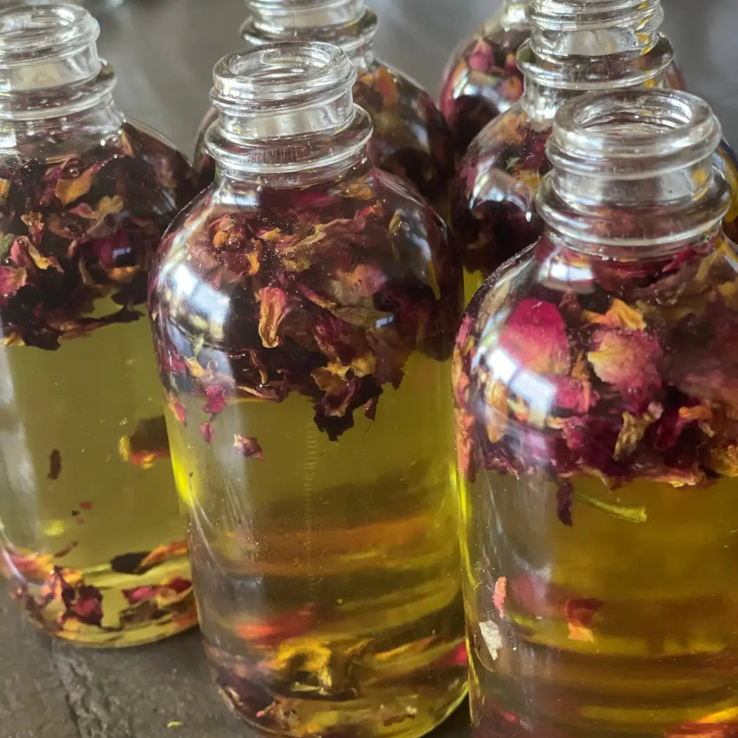 2oz Rose Infused Body Oil