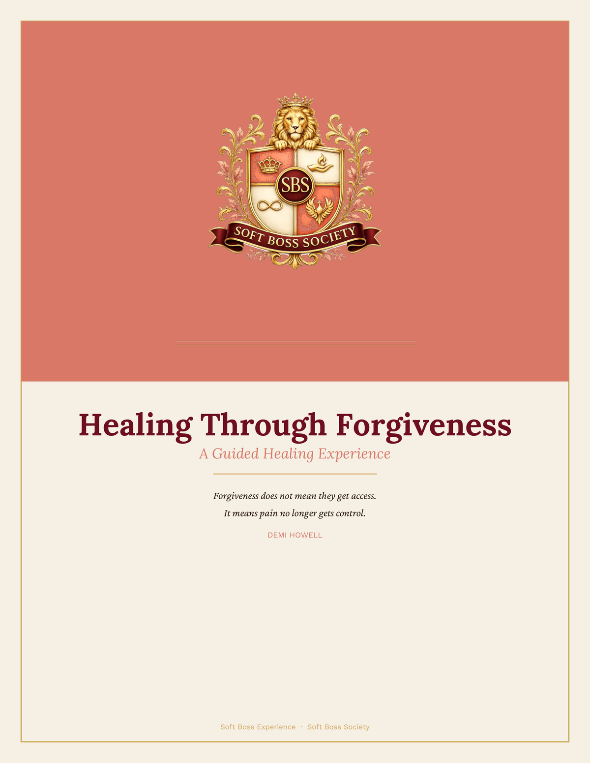Healing Through Forgiveness