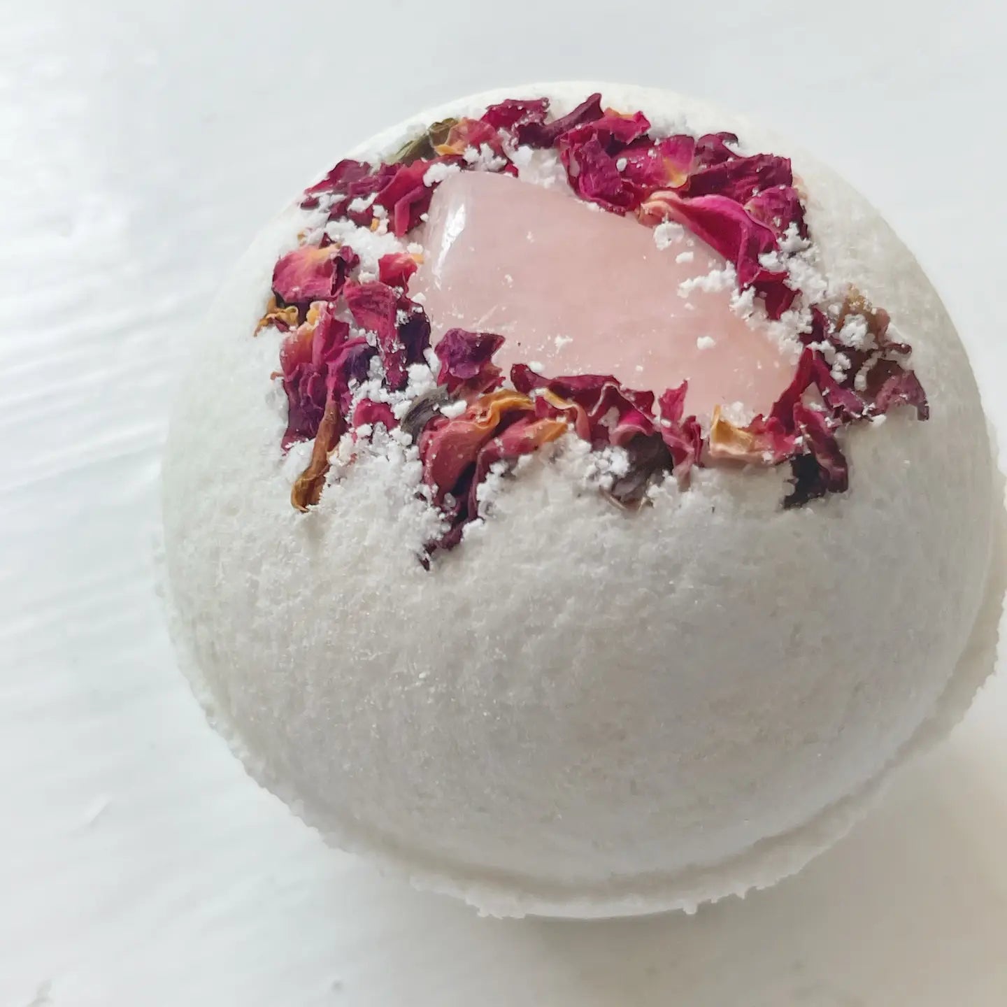 Rose Quartz & Rose Bath Bomb